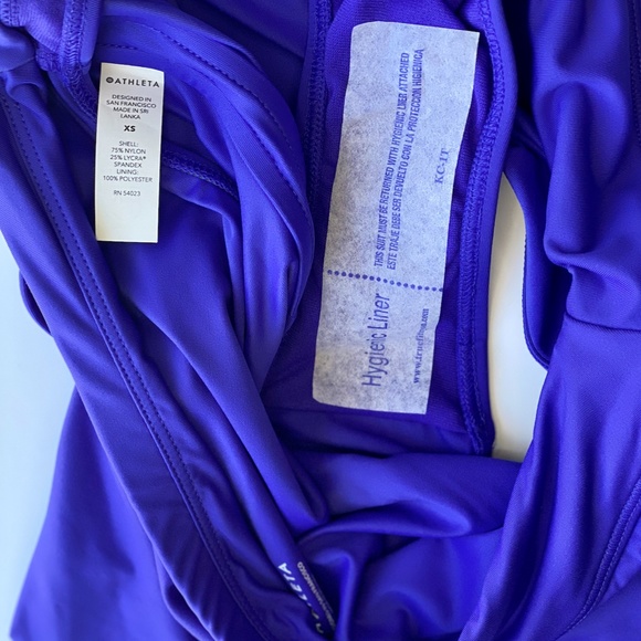 Athleta Women's Blue Swim Skort - Picture 5 of 7